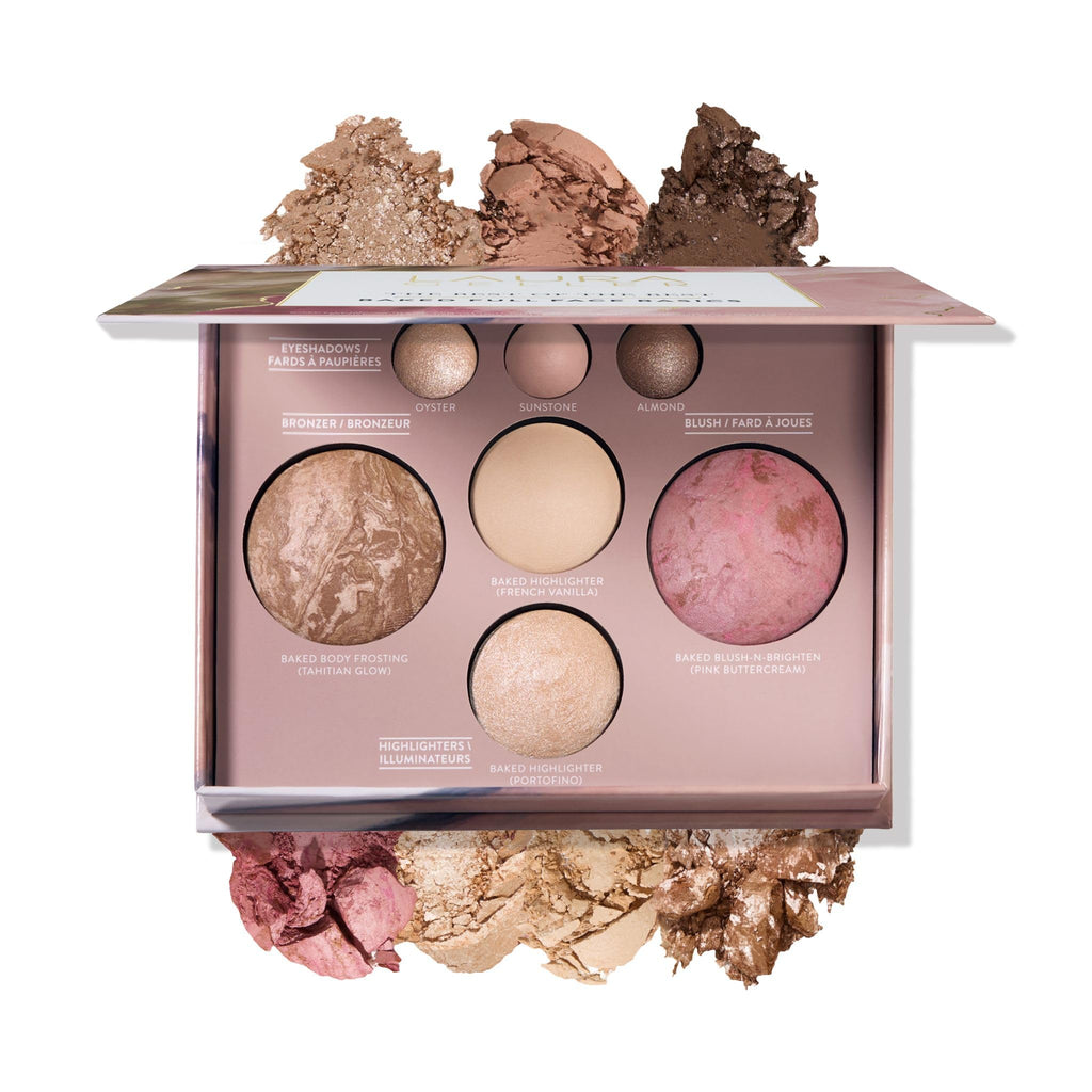 Laura Geller New York Best of the Best Baked Starter Palette | Bronzer, Blush, Highlighters & Eyeshadows