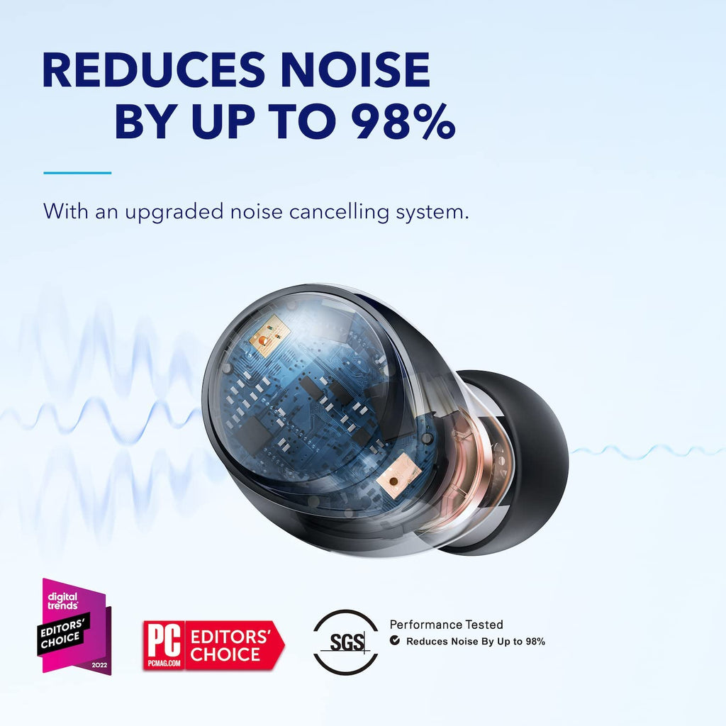 Soundcore by Anker Space A40 True Wireless Earbuds | Adaptive ANC, Hi-Res Audio & 50H Battery