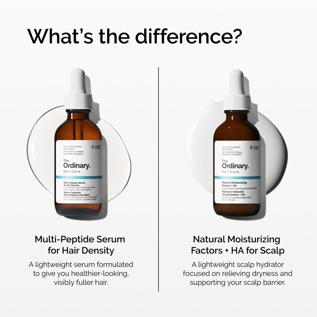 The Ordinary Multi-Peptide Serum for Hair Density and Scalp Support, Peptide-Powered Formula for Thicker, Fuller Looking Hair, 60ml