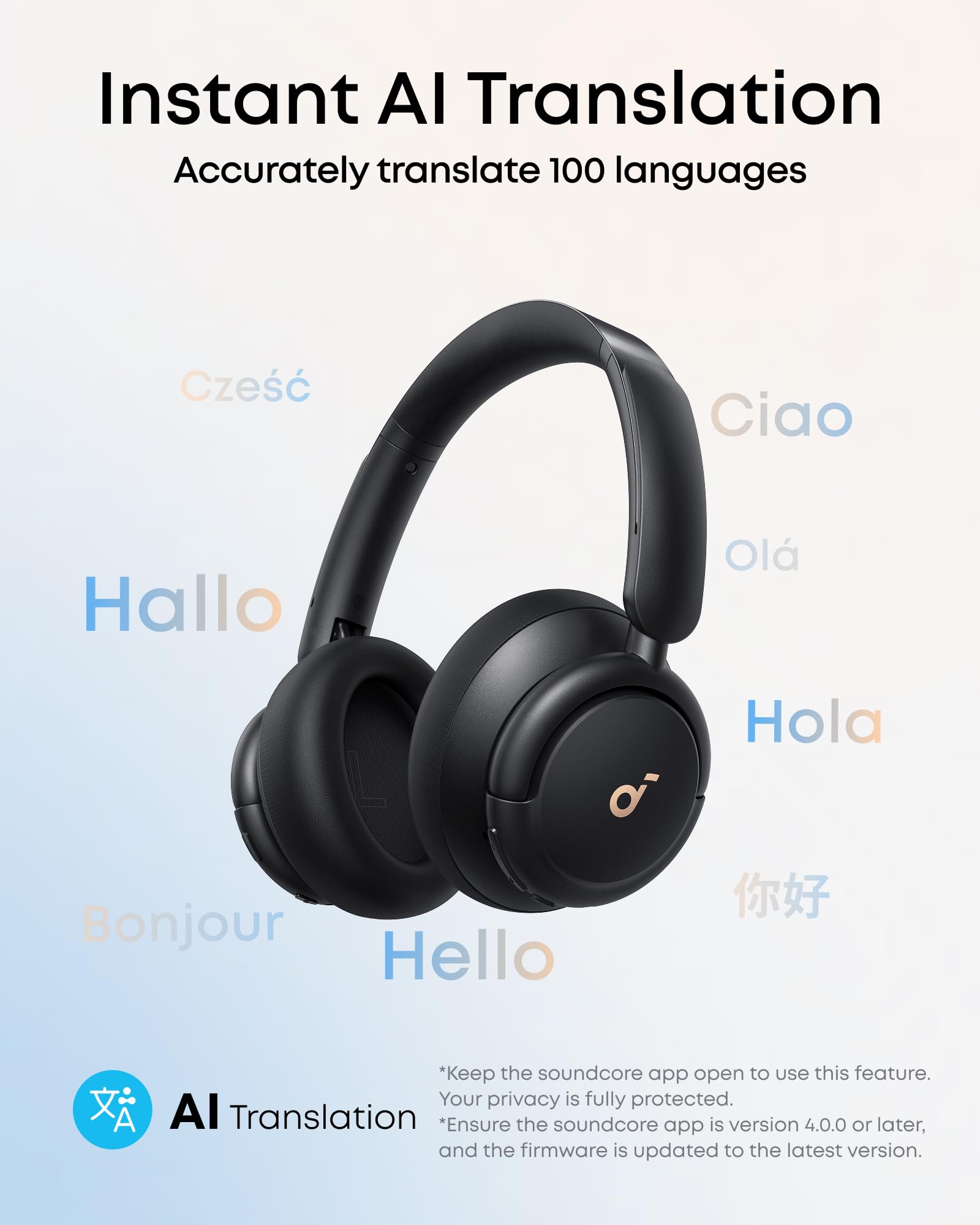 Soundcore Q30 by Anker Bluetooth Headphones | Hybrid ANC, Hi-Res Audio & 50H Playtime