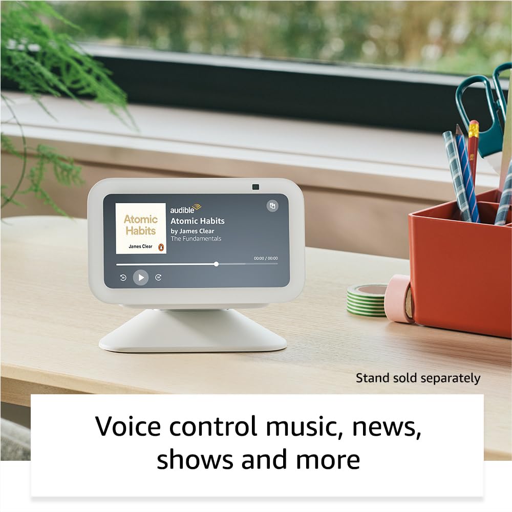 Amazon Echo Show 5 (Newest Gen) Smart Display with Alexa | 5.5" Touchscreen | Bluetooth, Wi-Fi & Enhanced Sound | Charcoal