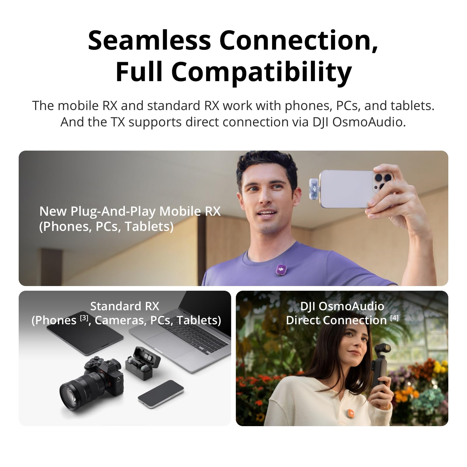 DJI Mic Mini 2 Wireless Lavalier Microphone | 24H Battery, Noise Cancelling & Charging Case