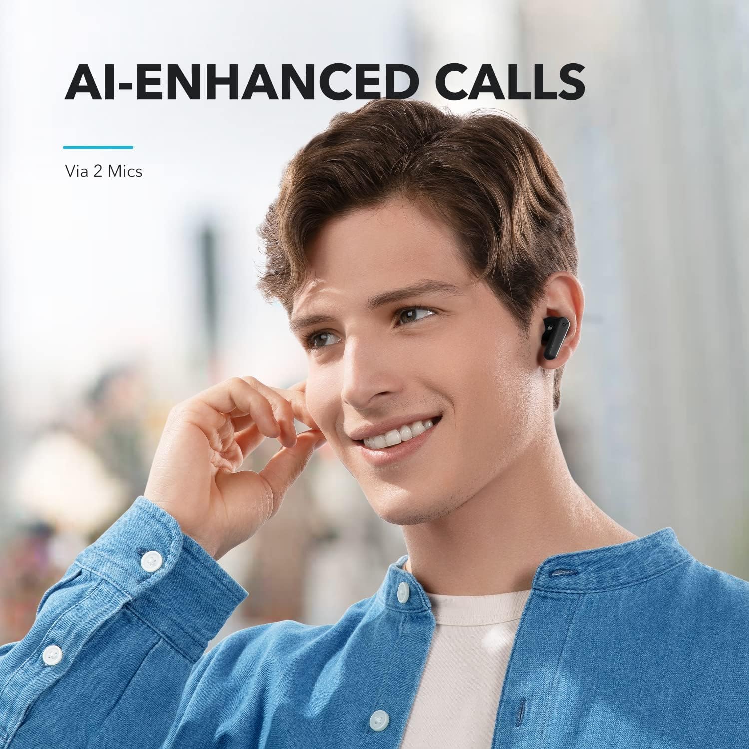 Soundcore by Anker P20i True Wireless Earbuds | Big Bass, AI Calls & 30H Battery