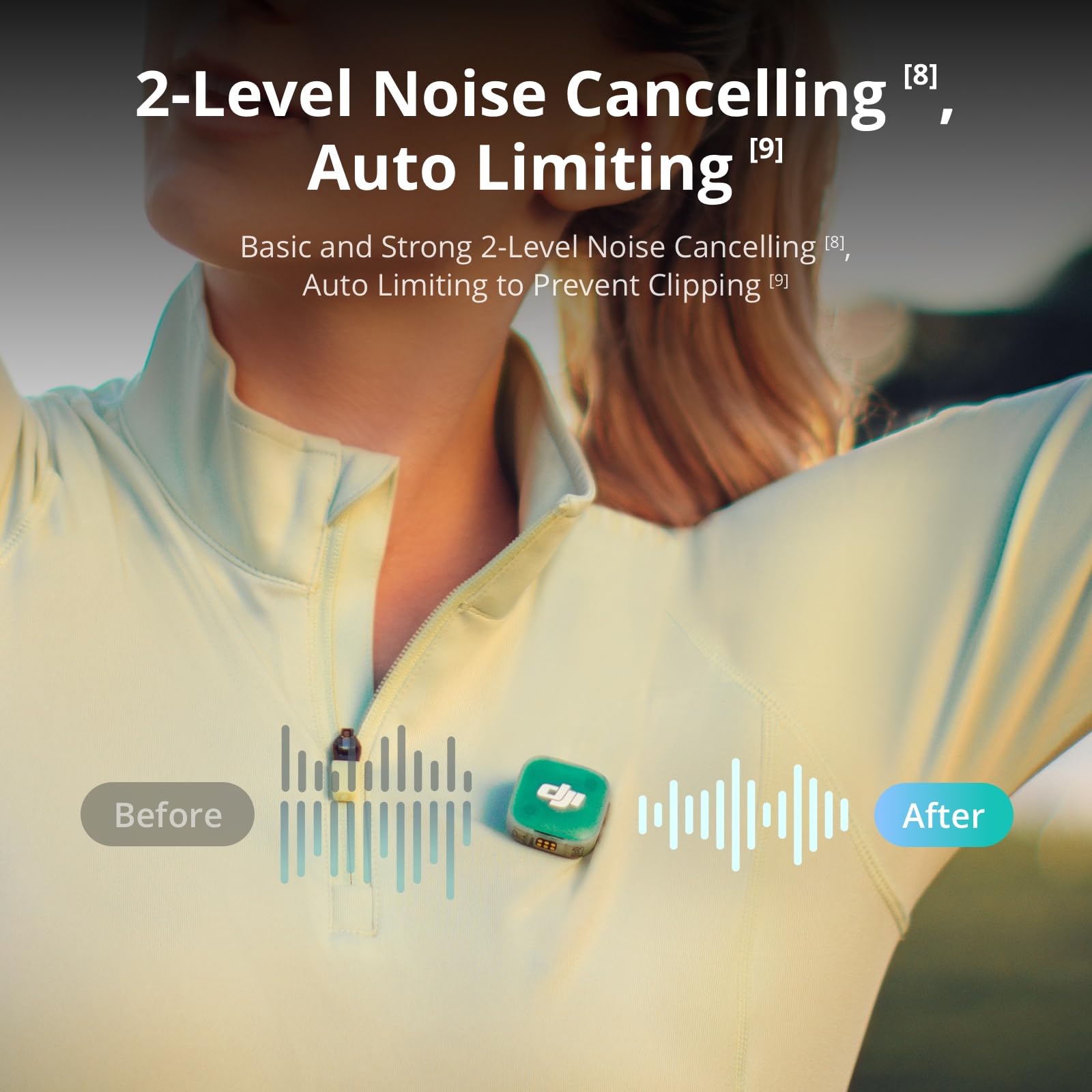 DJI Mic Mini 2 Wireless Lavalier Microphone | 24H Battery, Noise Cancelling & Charging Case